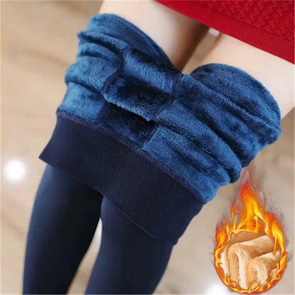 legging velours côtelé femme bleu